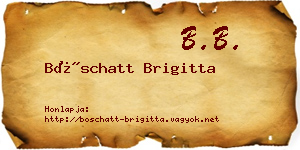 Böschatt Brigitta névjegykártya