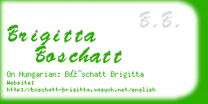 brigitta boschatt business card